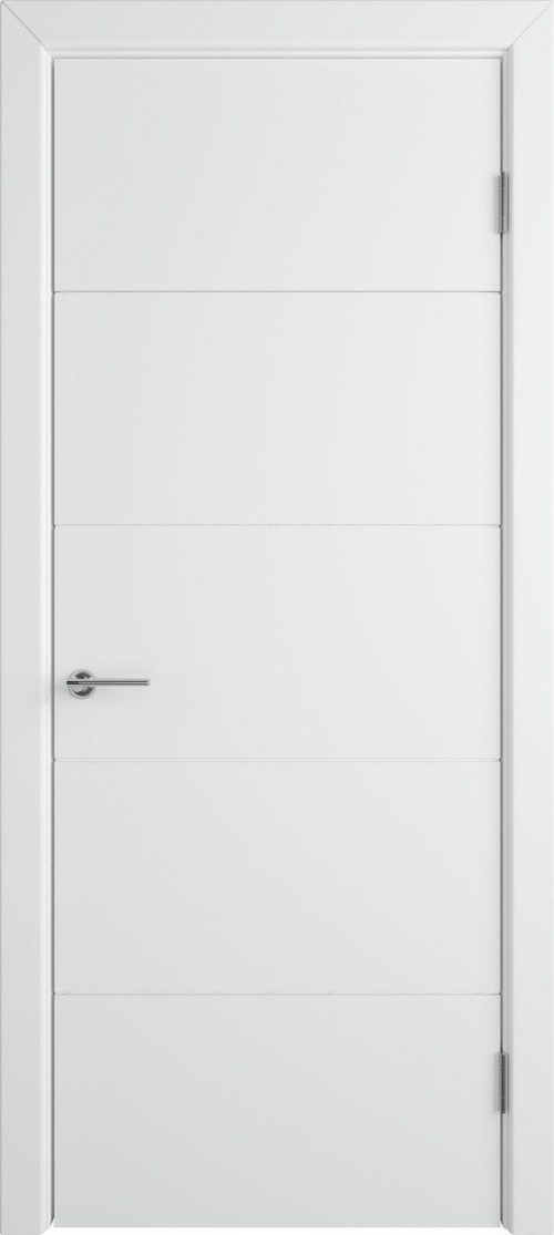 Дверное полотно 38 Trust Эмаль Белая ГЛУХОЕ