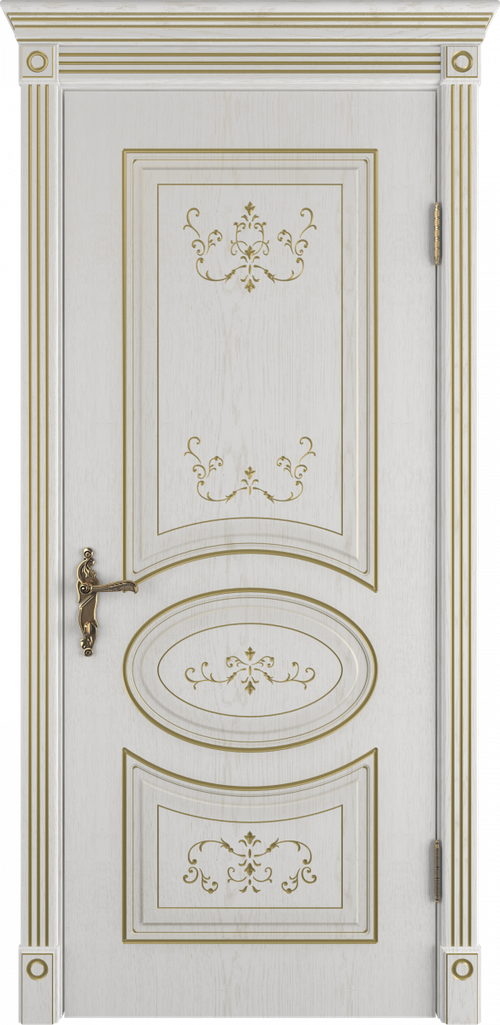 Дверное полотно HDS AMA Дуб Бьянко Глухое