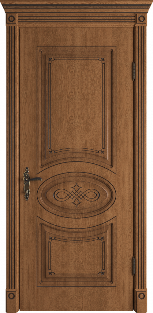 Дверное полотно HDS BIA Дуб Аурум Глухое