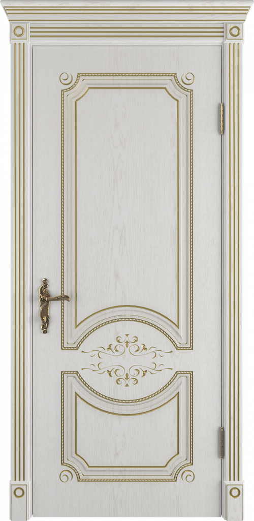 Дверное полотно HDS MIL Дуб Бьянко Глухое