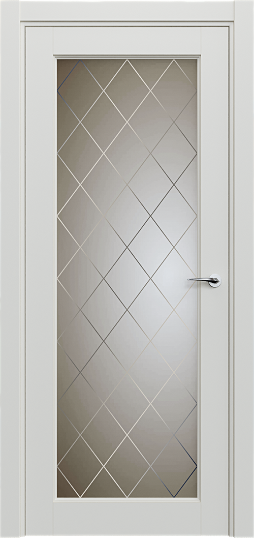 Classic 552 Белый жемчуг Сатинато Ромб 4мм