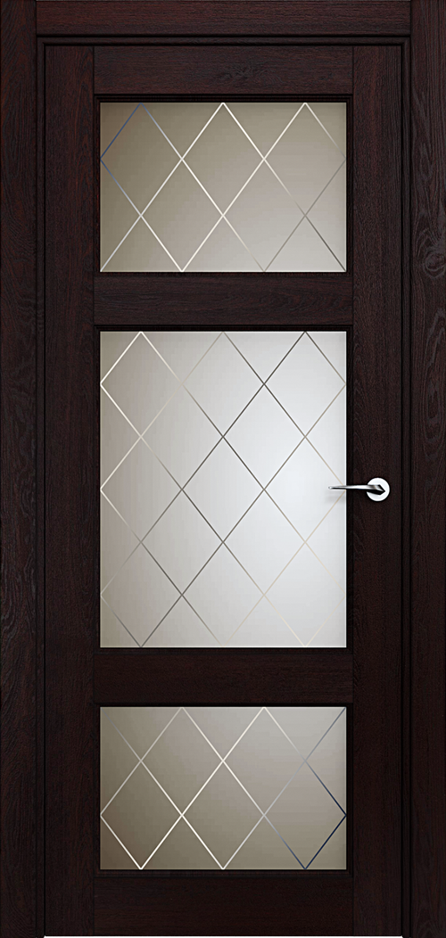 Classic 542 Дуб черный Сатинато Ромб 4мм