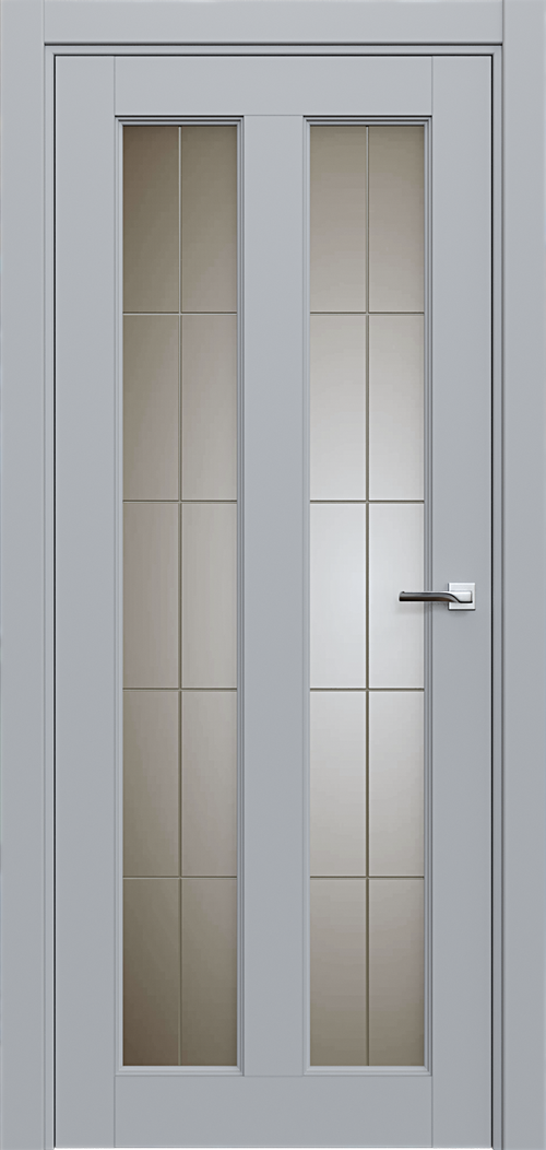 Classic 612 Серебро Сатинато Английская решетка 4мм