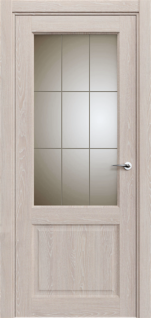 Classic 521 Дуб серый Сатинато Английская решетка 4мм