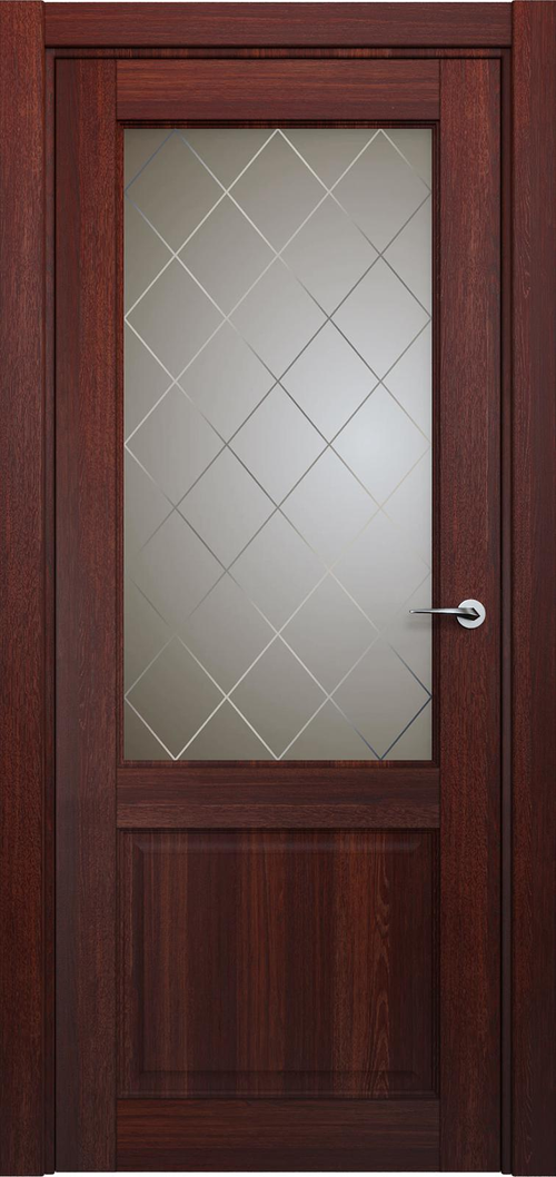 Classic 521 Орех Сатинато Ромб 4мм