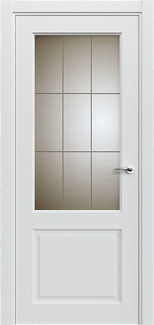 Classic 521 Дуб белый Сатинато Английская решетка 4мм